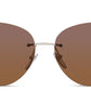 BVLGARI Rimless Aviator Sunglasses MOD. 0BV8250