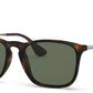 Ray-Ban Chris Square Sunglasses in Black MOD.RB4187