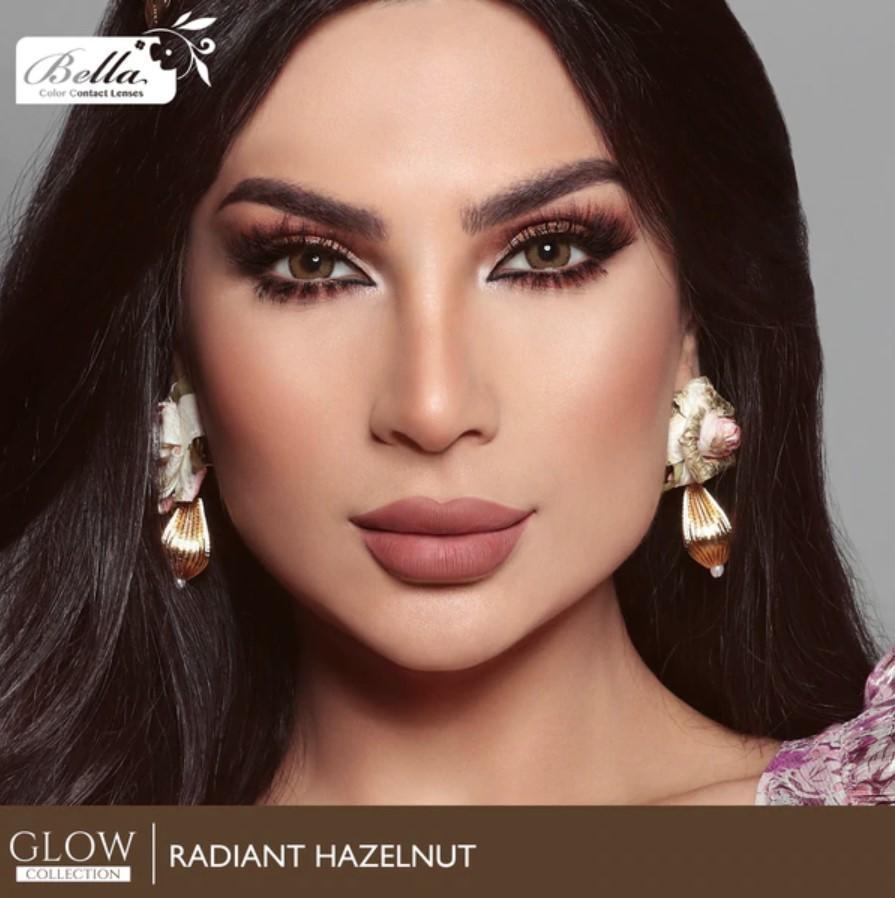 Bella Glow Colored Lenses - Radiant Hazelnut