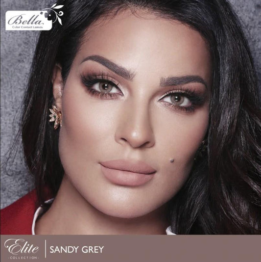 Bella Elite Colored Lenses - Sandy Grey