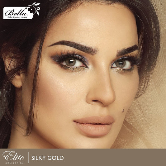 Bella Elite Colored Lenses - Silky Gold